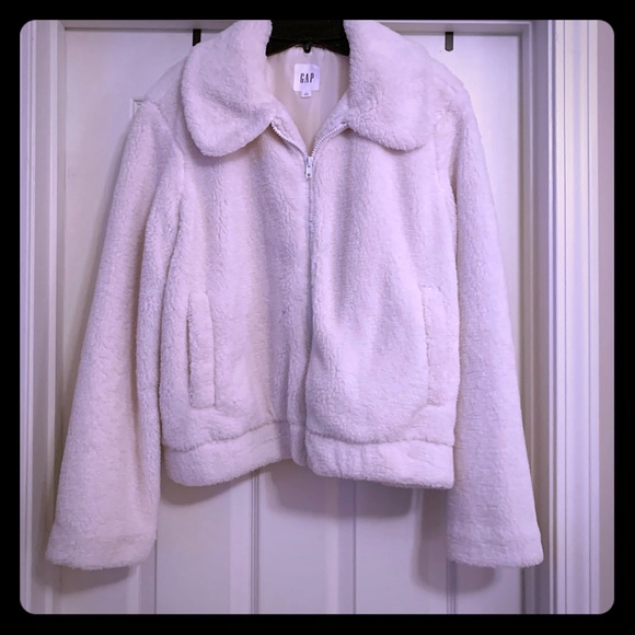 EUC, cropped Sherpa type jacket - Picture 1 of 3